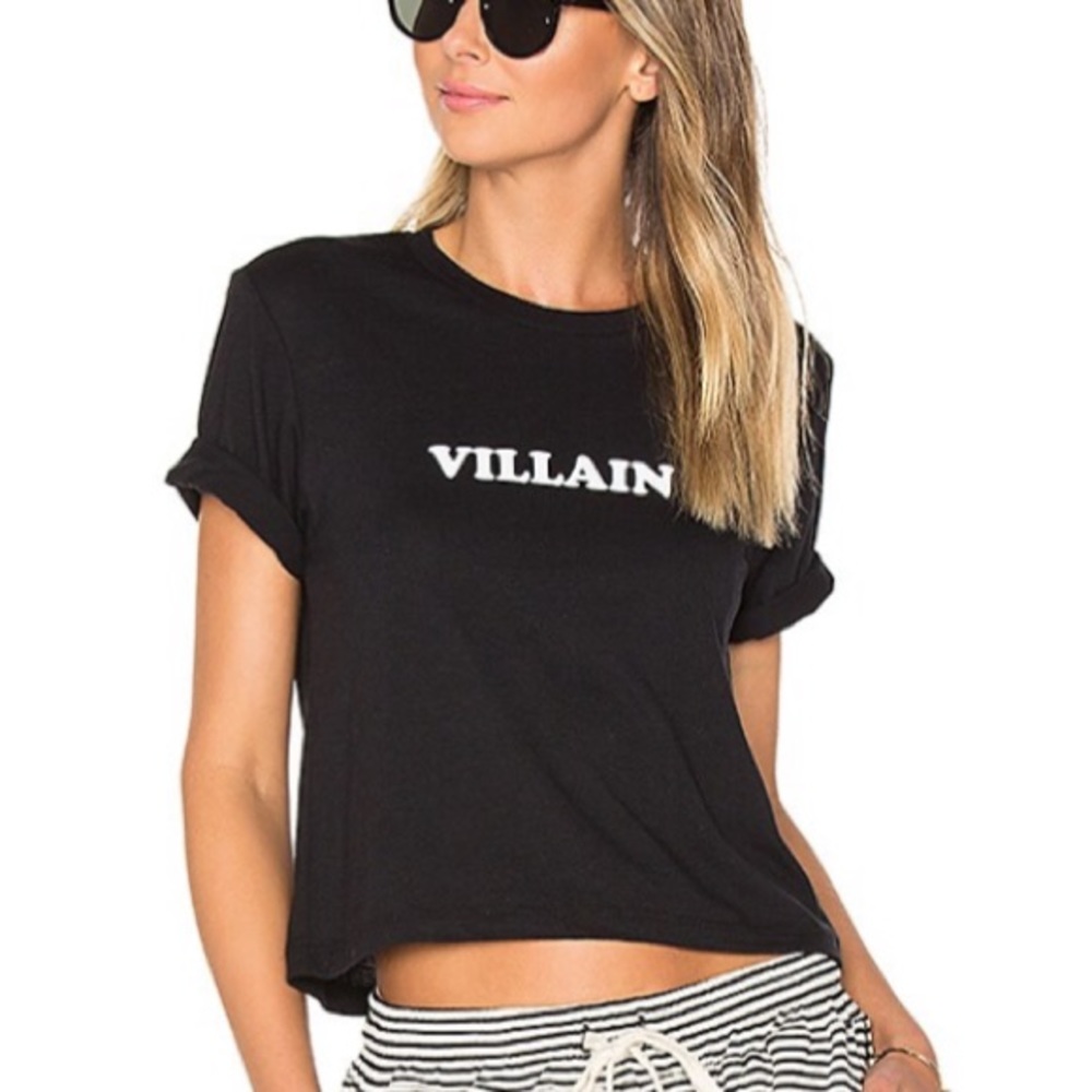 Villain Brothers Crop Tee in Black
A Fine Line
Color:Black